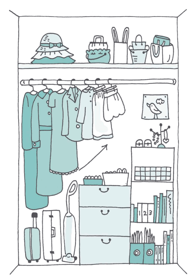 Konmari - metoden: Rydde og organisere garderobeskapet
